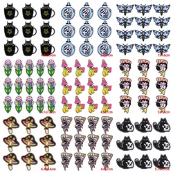 Parches bordados de estilo Punk y Hip Hop, parche Fusible para coser ropa, pegatinas para planchar, insignias, 10 unidades por lote