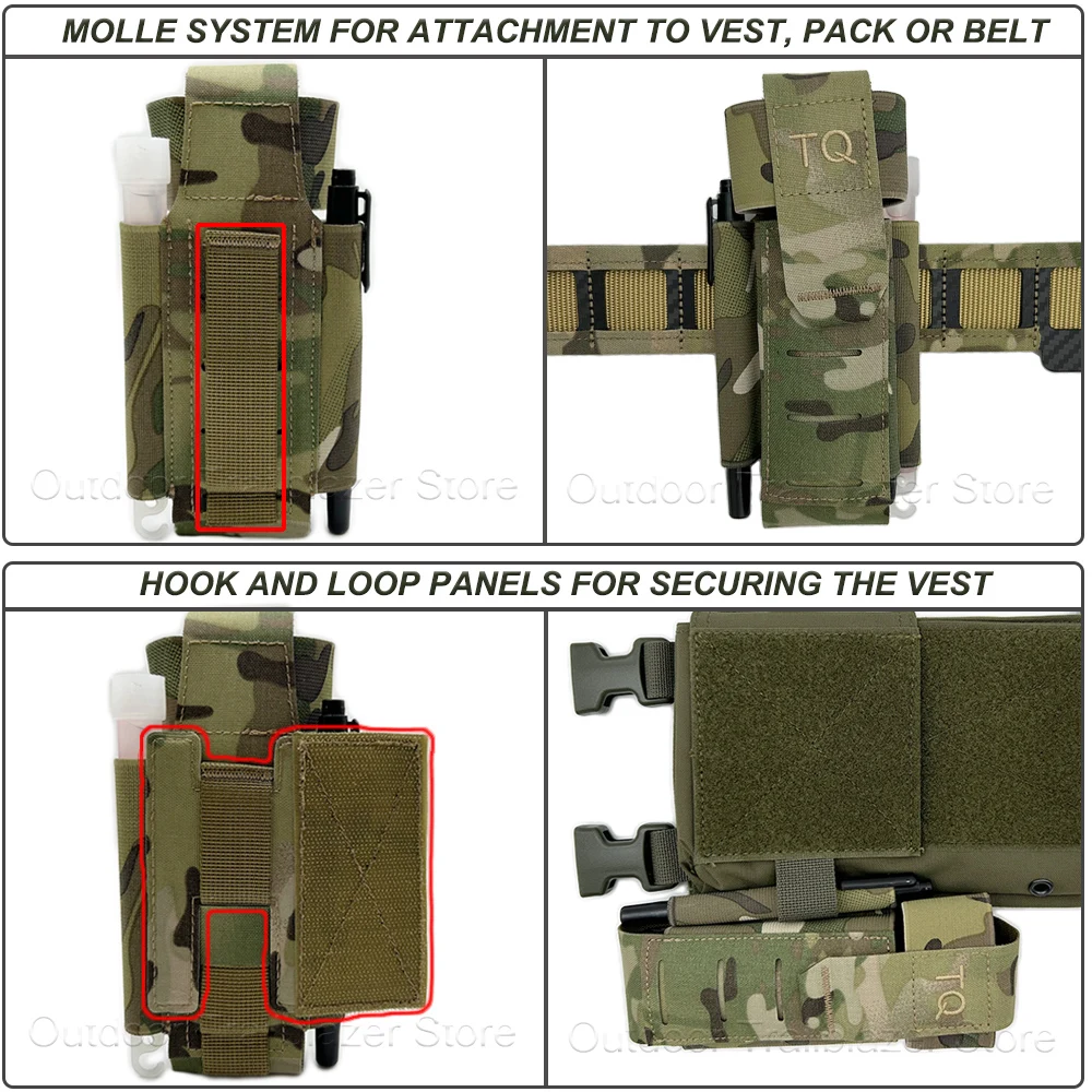 Bolsa táctica portatorniquete TQ con panel MOLLE - imagen 3