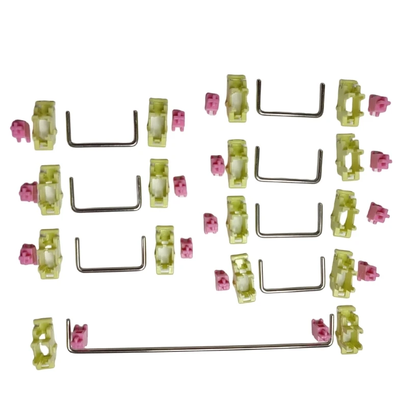 Juego estabilizadores teclado mecánico para teclados diseño 61/87/104/108 mejora experiencia escritura K1KF - imagen 2