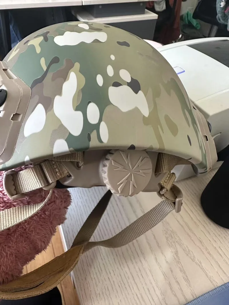 Casco de montañismo de campo MC de camuflaje táctico al aire libre - imagen 5