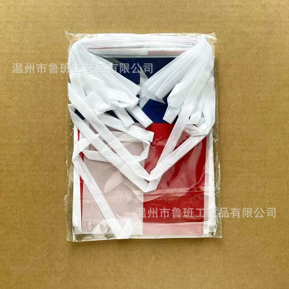 Banderines SKY FLAG de Texas, 14x21cm, 20 unids/lote, bandera del estado de EE. UU., banderas de cuerda de Texas, banderín para decoración de fiesta y Festival - imagen 4