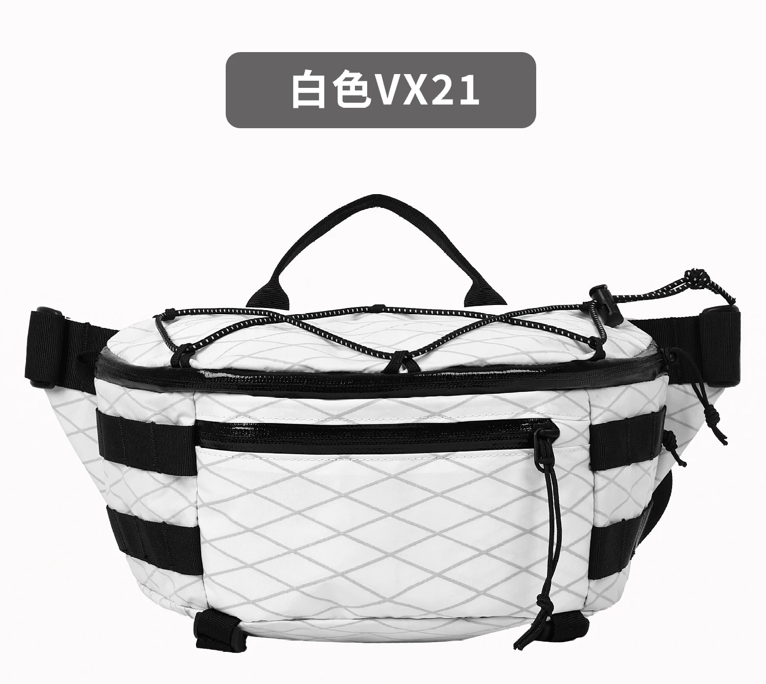 Riñonera EDC de gran capacidad para hombre, paquete cruzado funcional para el pecho para uso diario y al aire libre - imagen 2