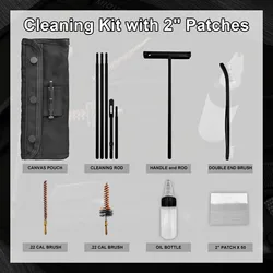 Kit limpieza pistolas con varillas extensibles y cepillos bronce