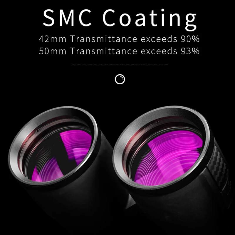 Binoculares Shuntu ED 8X42/10X42/10X50/12X50 para adultos impermeables y a prueba de niebla con cuerpo de aleación de magnesio binoculares de alta potencia - imagen 4