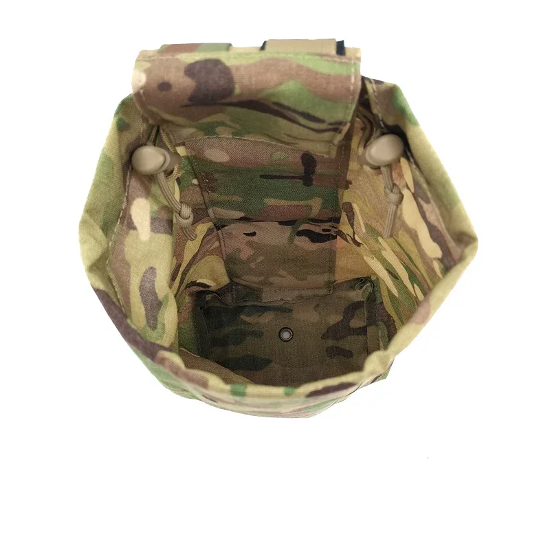 Bolsa de volcado táctica Airsoft Multicam EDC bolsa Molle plegable revistas de caza herramienta de reciclaje bolsa de cintura de almacenamiento - imagen 5