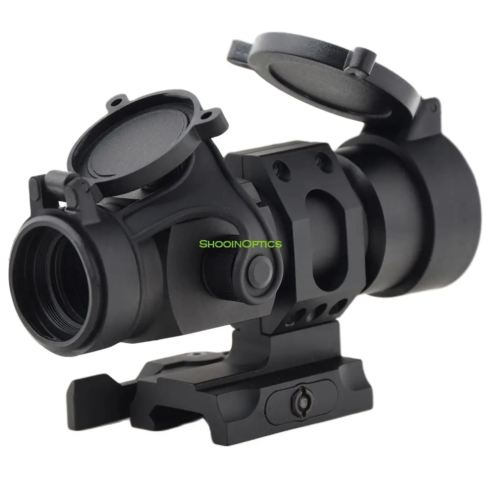 Shooin Optics 1x32 Red Dot Sight Collimation QD 20mm Picatinny Weaver Rail Mount - imagen 5