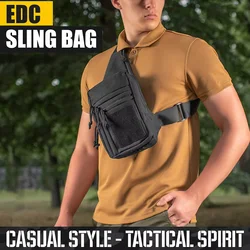 Bolsa pechera táctica multicapa con funda para pistola de caza