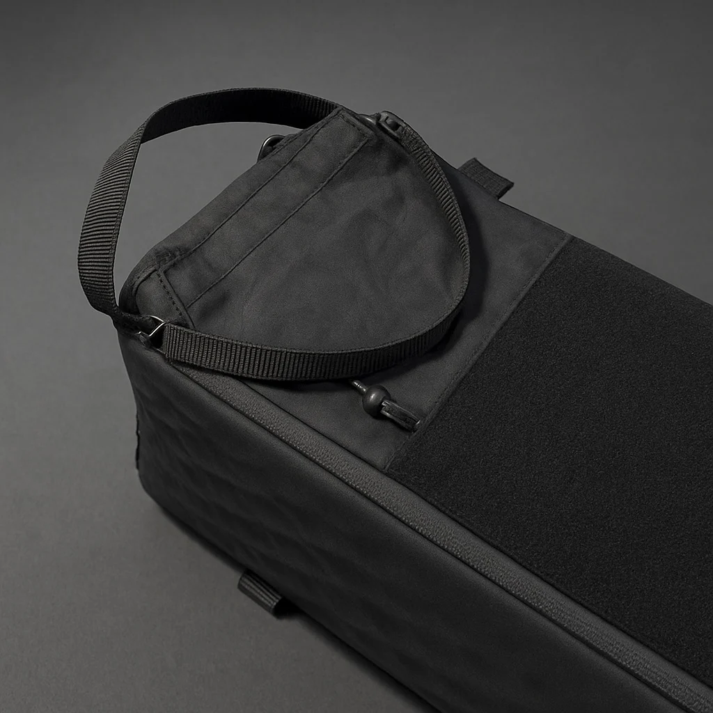 Bolsa bandolera para cámara profesional K2 con inserto acolchado extraíble, bolsa lateral de expansión de bisagra, capacidad para 1 DSLR y 2 lentes - imagen 2