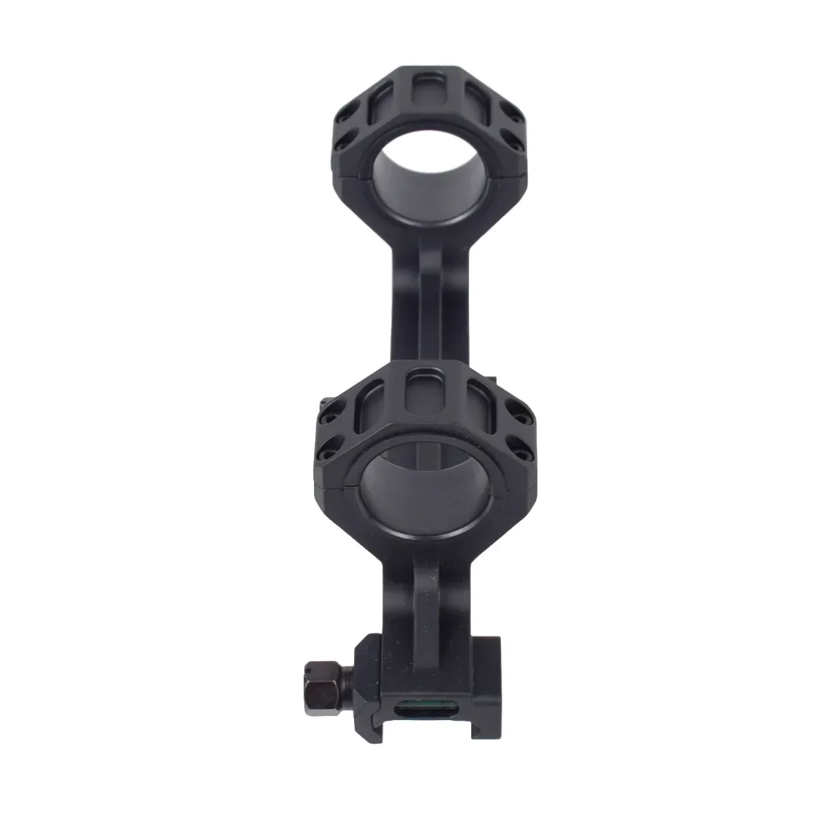 Soporte de alcance óptico para rifle táctico GE Automatics M4 M16 Ar15, anillos QD de 25,4mm/30mm, nivel de burbuja óptico para riel Picatinny de 20mm - imagen 2