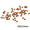 50pcs gold OD5.5mm