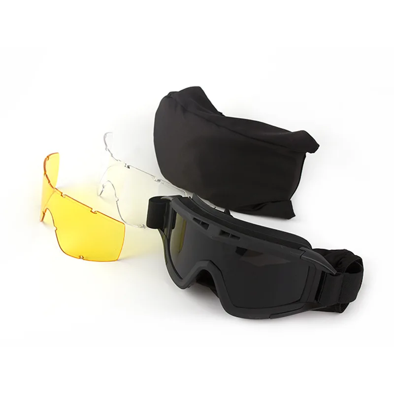 Gafas de sol resistentes a los rayos UV para deportes de ciclismo para hombres, gafas tácticas de caza al aire libre, gafas deportivas CS resistentes a los golpes - imagen 5