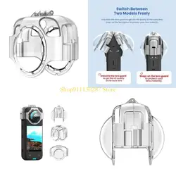 Guardia lente PC J1HC Capas lente transparente lente Dusts Shield Sport Sport Camera Cubierta para accesorios