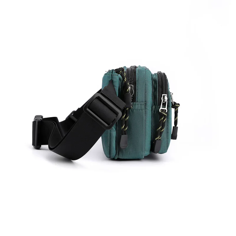 Riñonera deportiva a la moda para hombre, bolso de pecho cruzado para correr al aire libre, bolso móvil para equipo de Fitness, novedad de 2023 - imagen 3