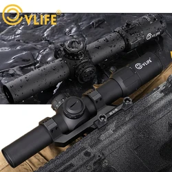 CVLIFE 1-10x28 primer plano Focal FFP LPVO alcance montaje voladizo 34mm Maintube caza Rifle alcance iluminado BDC retícula