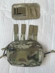 Chaleco para deportes al aire libre con bolsa de fijación para equipo MOLLE