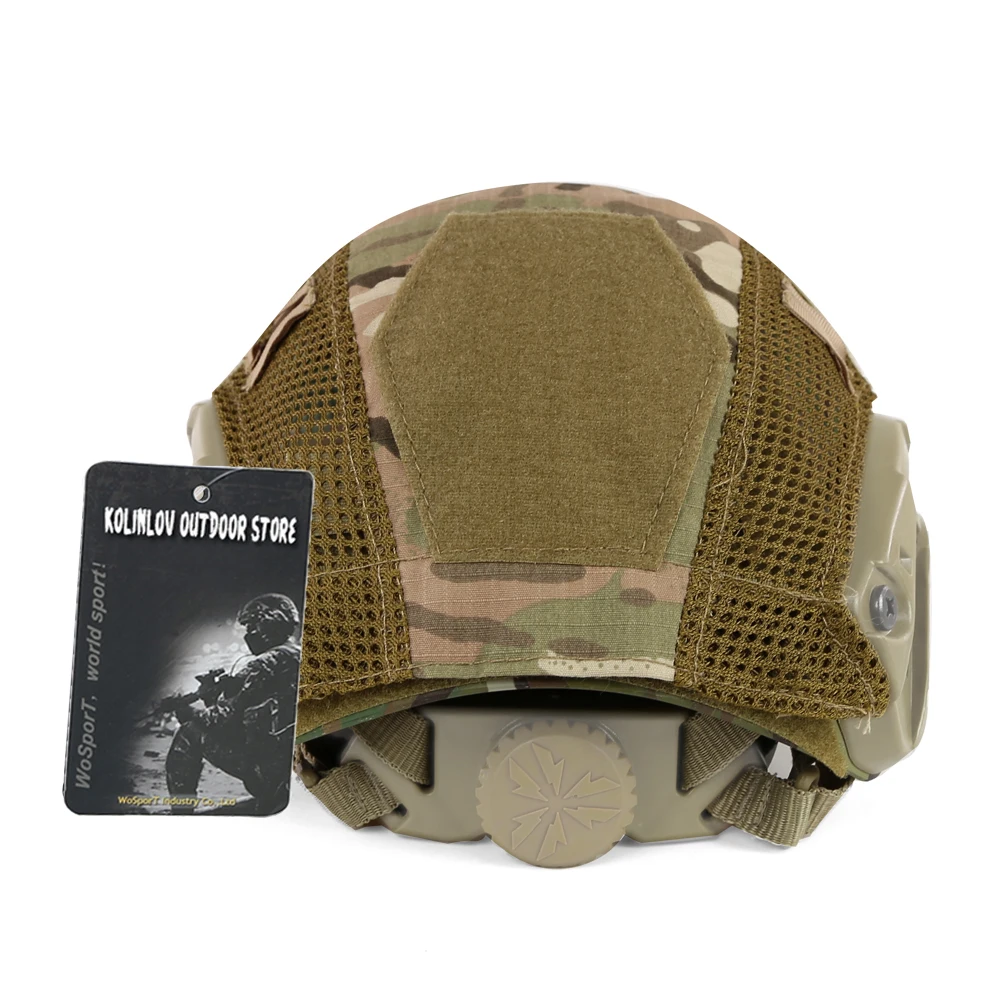 Cubierta de casco Militar, Color camuflaje para MH, PJ, Airsoft, Paintball, caza, táctico, rápido, accesorios para casco - imagen 5