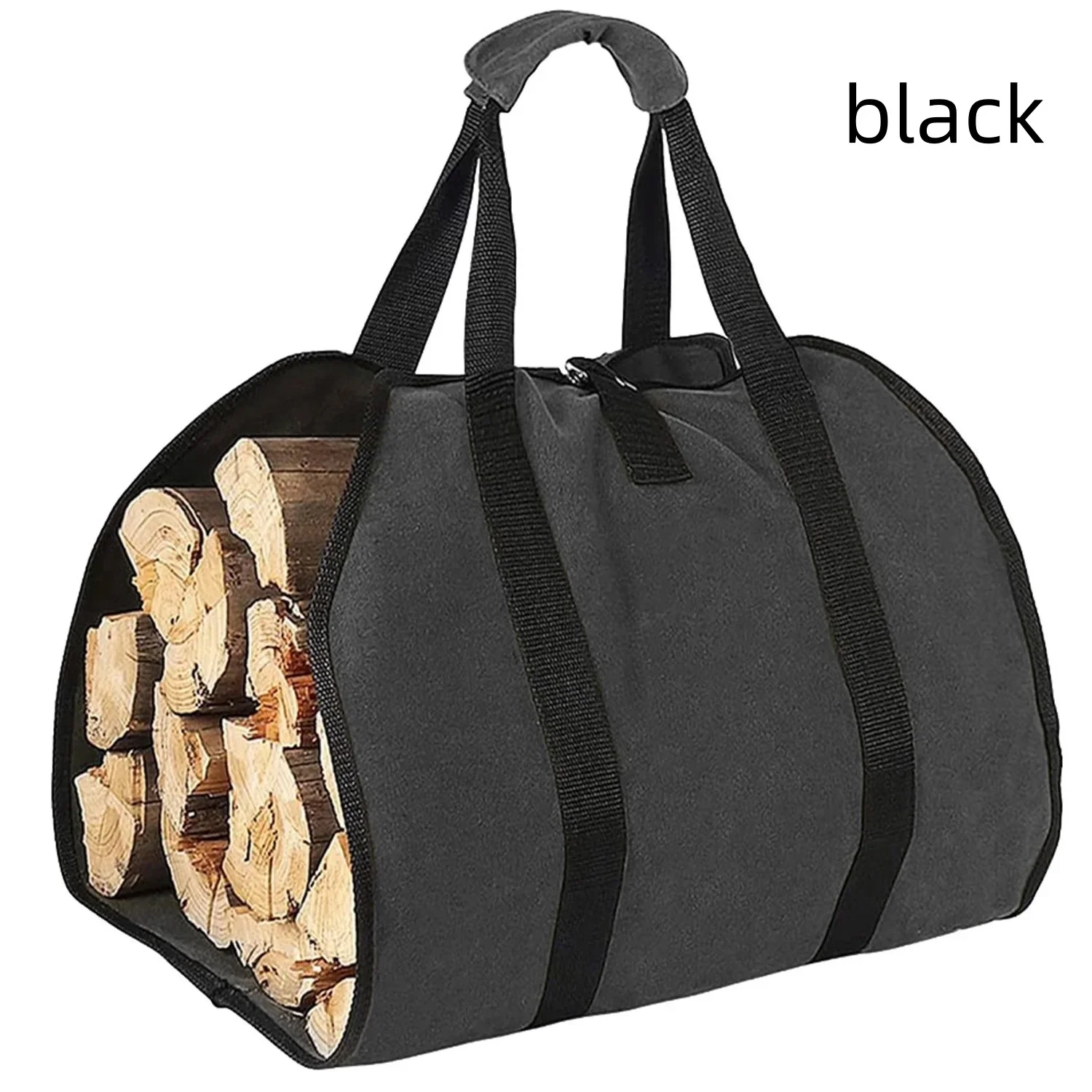 Nueva gran oferta bolso de mano para Picnic turístico al aire libre portátil duradero tela Oxford bolso de leña bolsa de almacenamiento - imagen 5