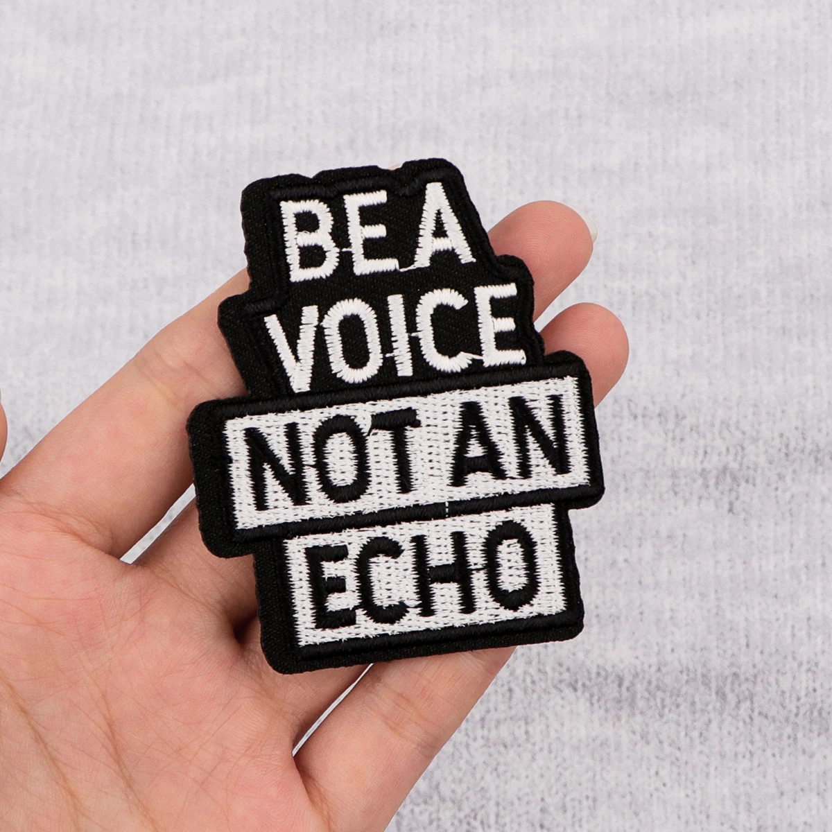 Parche bordado de letras humorísticas, parches termoadhesivos para planchar en la ropa, insignias de costura DIY, citas divertidas - imagen 4