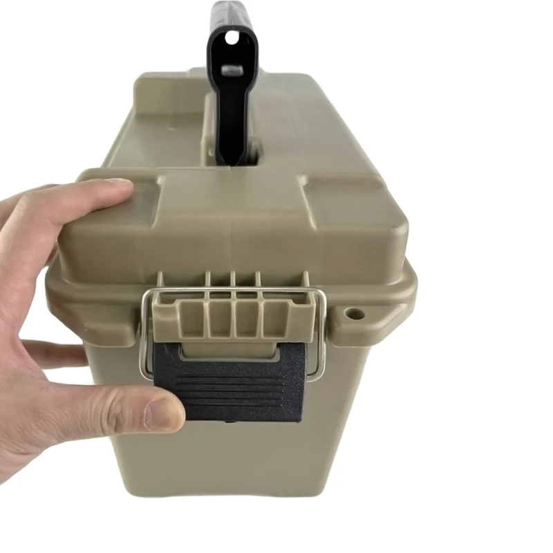 Caja de munición táctica, caja de balas de plástico, armas al aire libre, almacenamiento seguro, transporte, caja de munición de seguridad, accesorios de caza y tiro - imagen 5