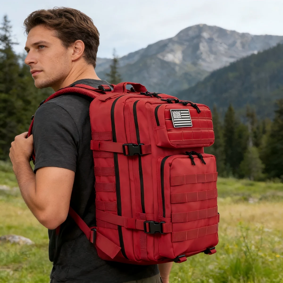 Mochila táctica gran capacidad con múltiples bolsillos - imagen 4