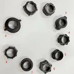 Tuerca apriete junta esférica 17mm, sujetador plástico para soporte teléfono Universal, adaptador cámara para