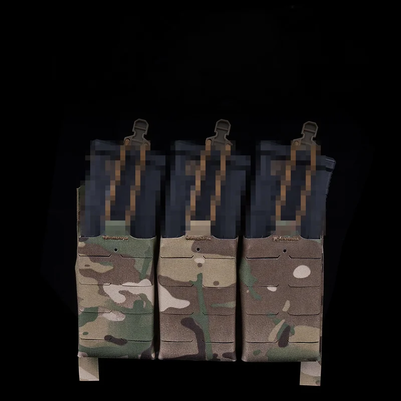 Bolsa táctica V5 FCPC Triple 5,56 para revistas con hebilla G, inserto de cuña Kydex incorporado para portador de placa, chaleco de caza Airsoft - imagen 5