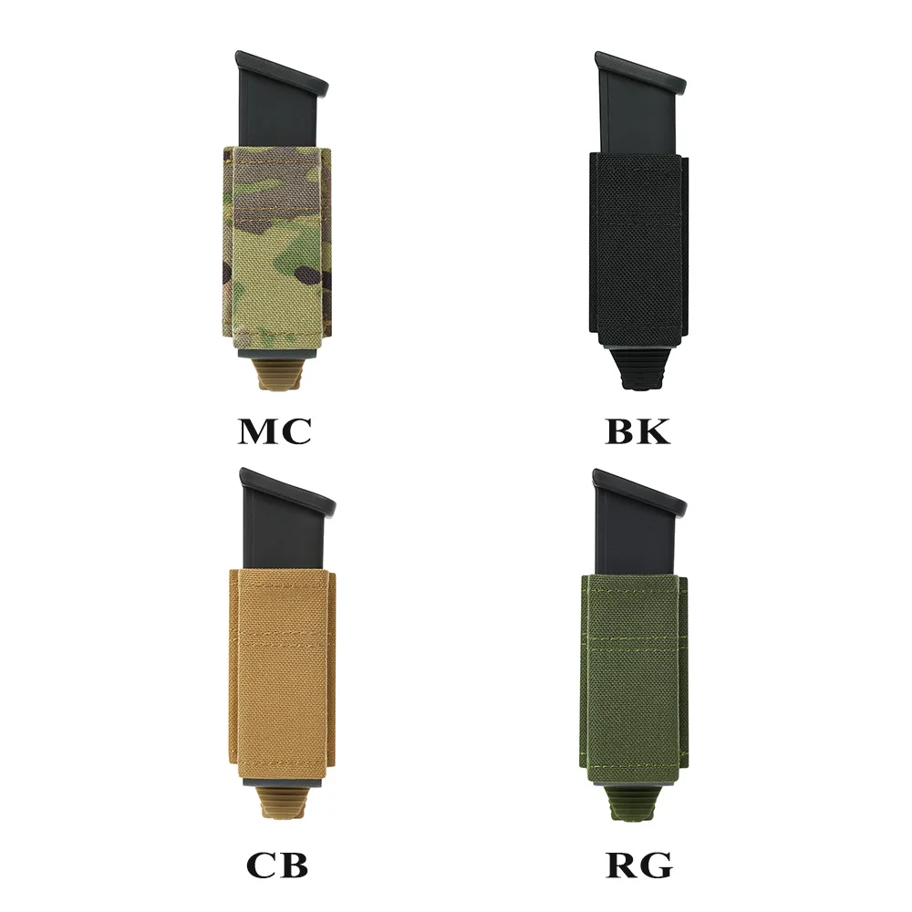Bolsa táctica doble 9MM nailon para cargadores y pistola Airsoft caza - imagen 5