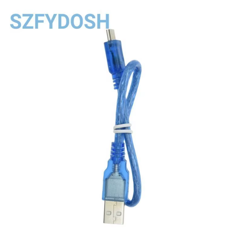 Cable USB Arduino Uno R3 Mini/Micro Nano Mega Azul - imagen 5