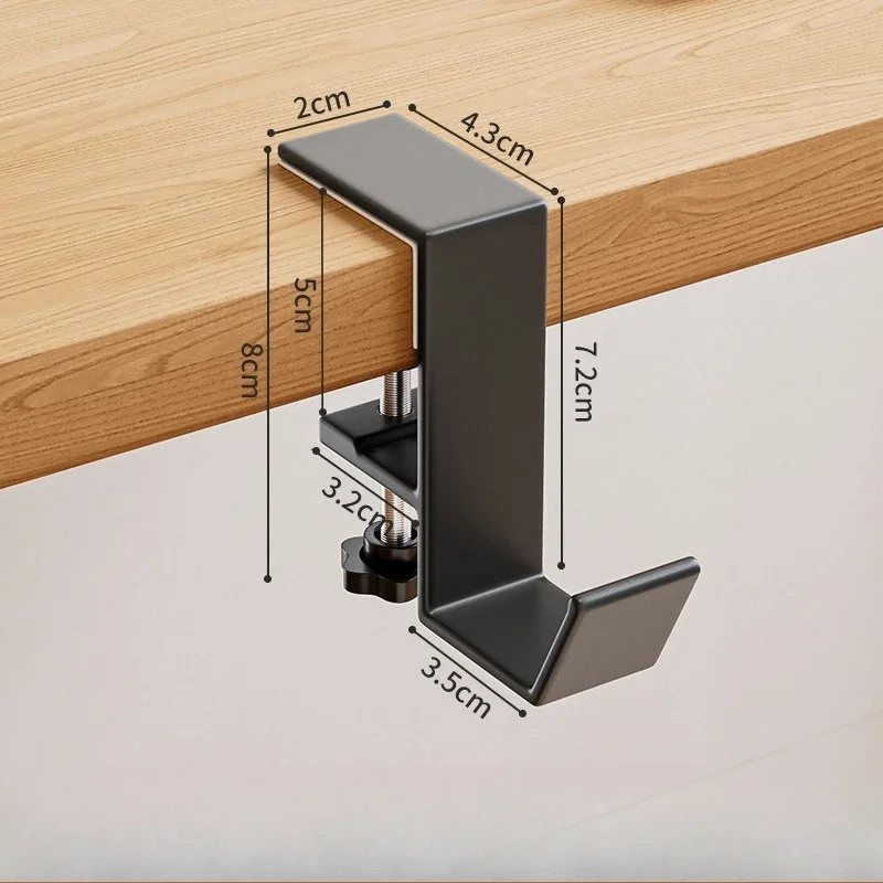 Gancho lateral mochila, soporte universal pared - imagen 5
