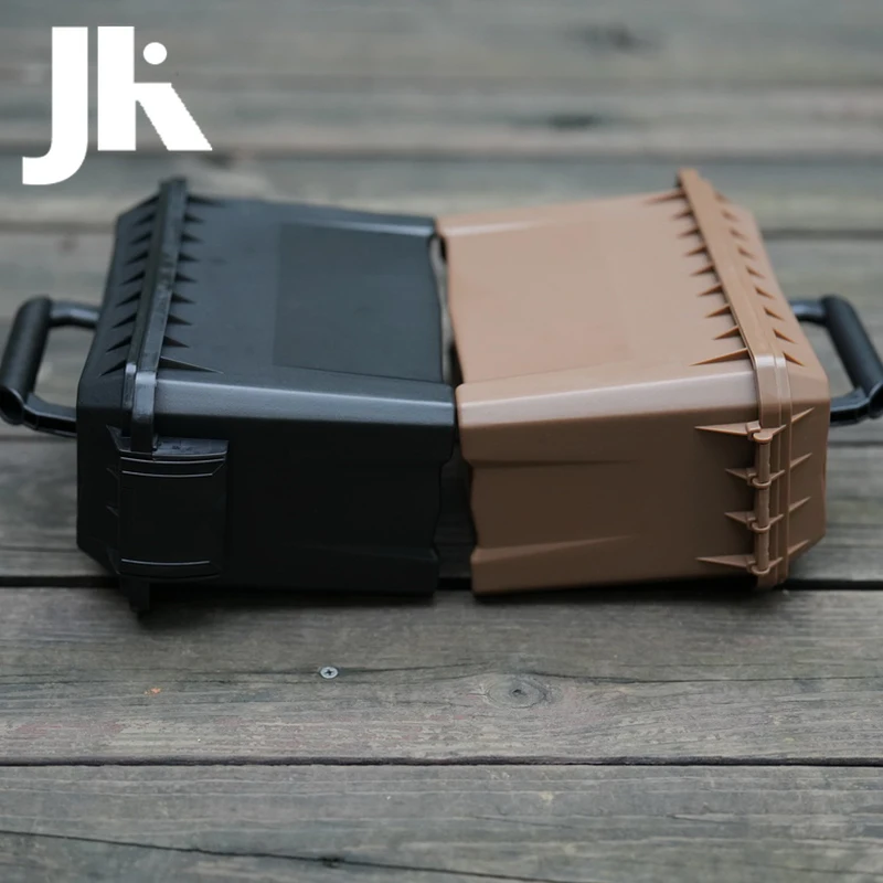 Caja de herramientas de plástico ABS a prueba de golpes, caja de seguridad táctica, Maleta portátil ligera para exteriores - imagen 3