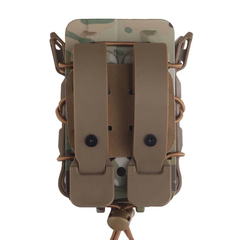 Bolsa magnética de doble Rifle para todo terreno, soporte de cartucho para chaleco Molle, cinturón, M4 AR 5,56 AK 7,62 - imagen 4