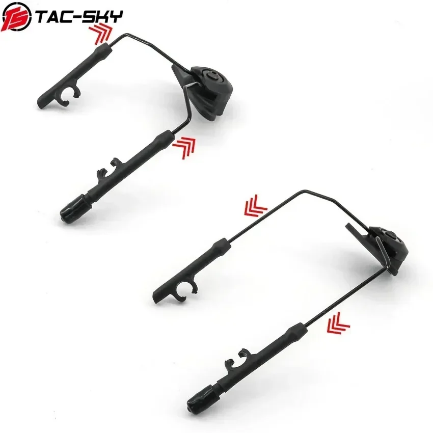 Adaptador de auriculares militares TS TAC-SKY, soporte de riel de arco para auriculares Comta 3 y cascos de riel Fast ARC/M-Lok/Team-Wendy2.0 - imagen 5