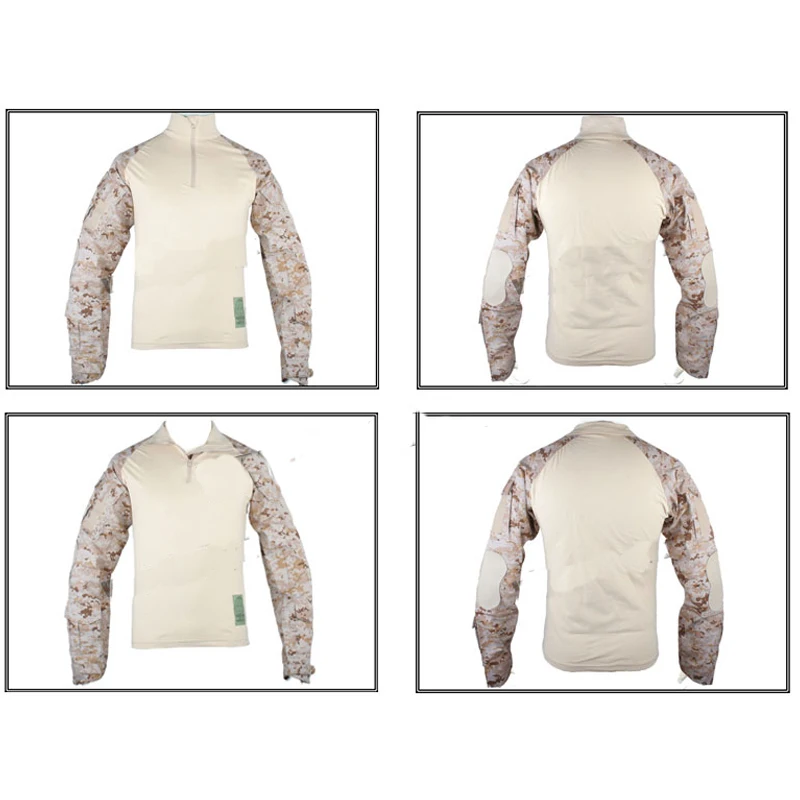 Emersongear-camisetas tácticas H.P.F.U para hombre, camisetas de combate, camisetas de caza Airsoft, ropa para deportes al aire libre, pesca, algodón - imagen 5