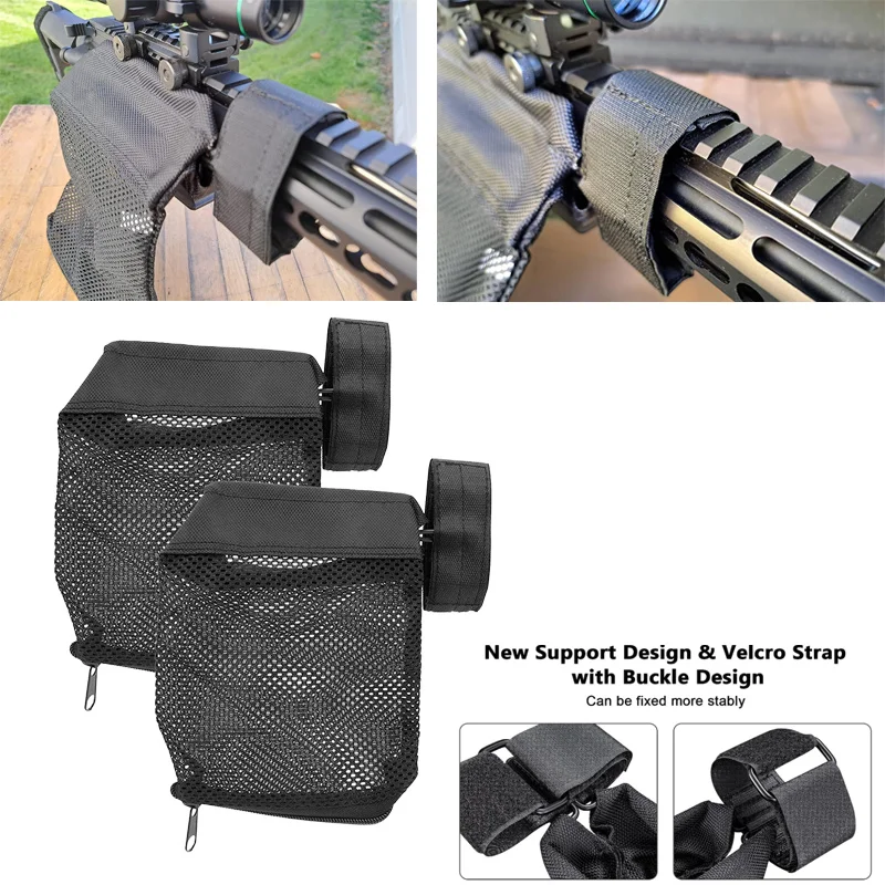 Cartucho receptor de carcasa de latón, carcasa de colector de malla de nailon, agarre duradero y malla ajustable, accesorios para balas de revistas - imagen 4