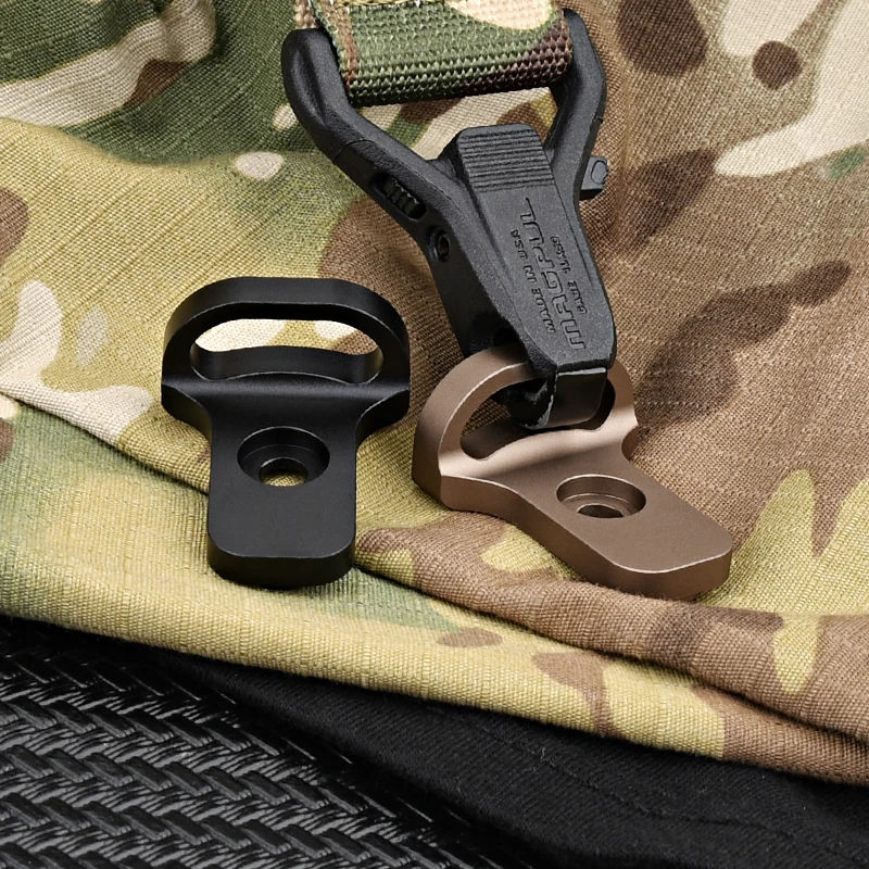 WADSN-hebilla de correa de hombro Airsoft, sistema Mlok Keymod, accesorio táctico de caza, eslingas QD, adaptador de montaje de anillo giratorio AR15 AK47 - imagen 4