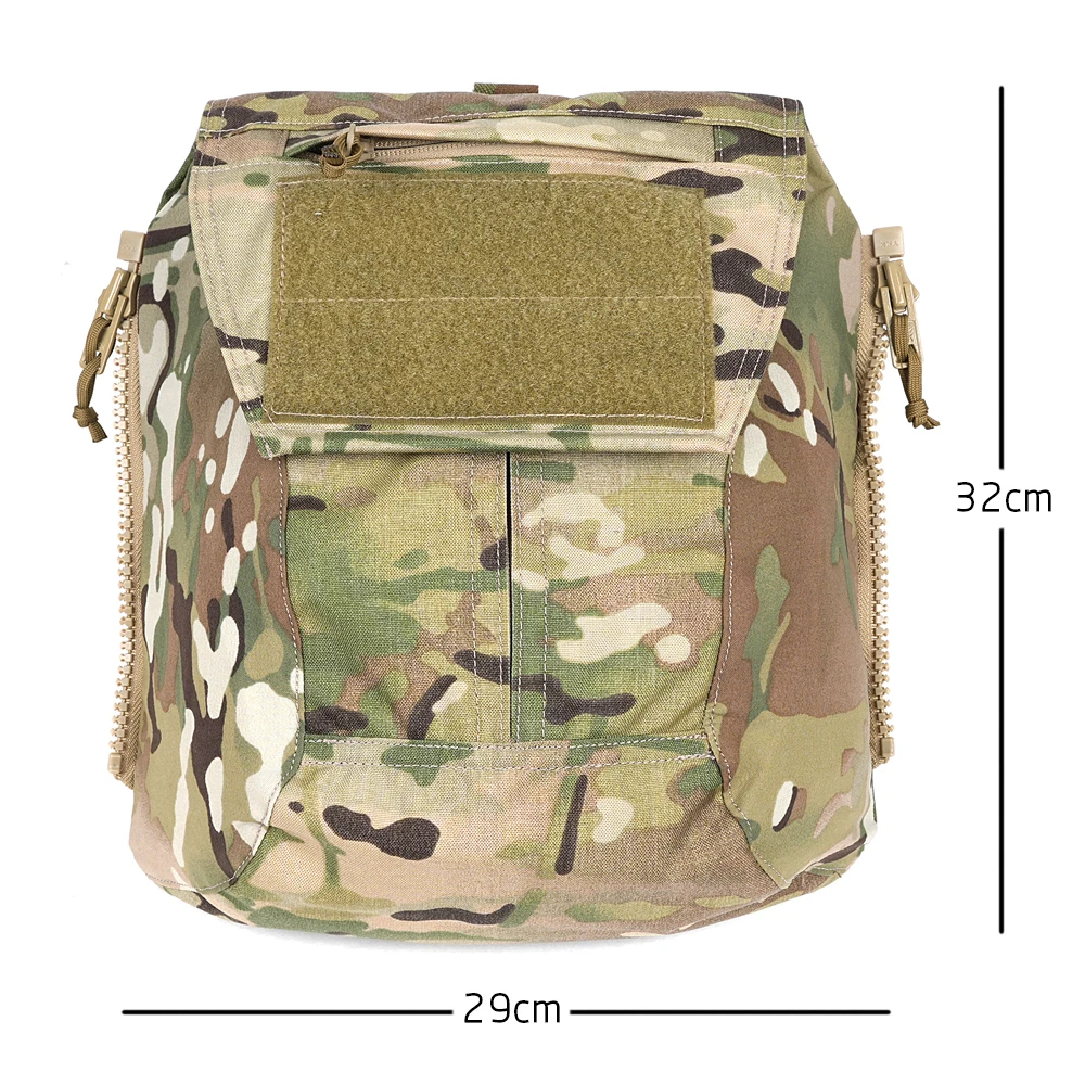 Mochila pequeña multiusos con placa trasera y cremallera 1,0 para JPC AVS SPC - imagen 2