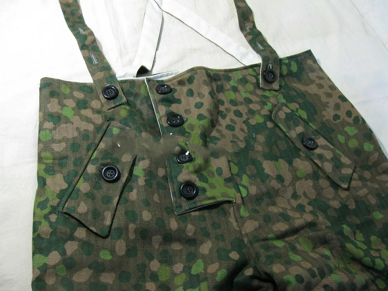 Pantalones de algodón de doble cara de camuflaje de guisante alemán Pantalones de algodón de camuflaje Dot44 - imagen 5