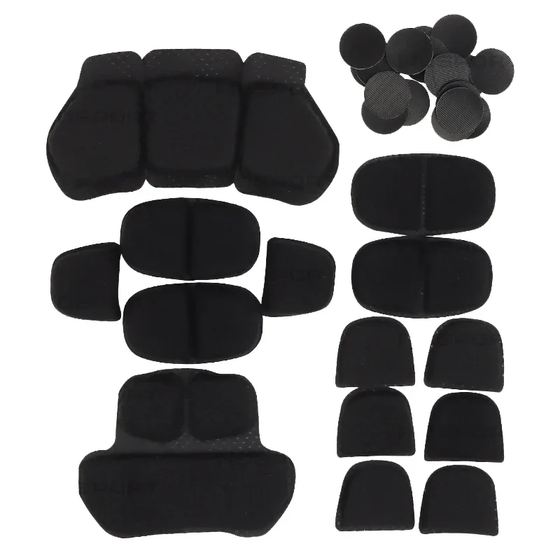 Almohadillas para casco, Kit de acolchado interior para casco táctico, almohadilla protectora de espuma viscoelástica para accesorios para casco de corte súper alto FAST SF