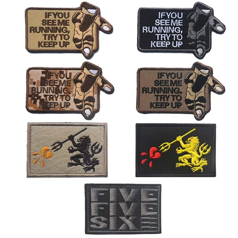 EOD-bomba reflectante infrarroja que brilla en la oscuridad, parches bordados de goma de PVC 3D, insignias láser con apliques militares tácticos - imagen 5