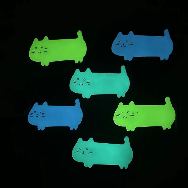 Lindo gatito gato luminoso Hookloop Morale Chapterl función paquete pequeño sello - imagen 2