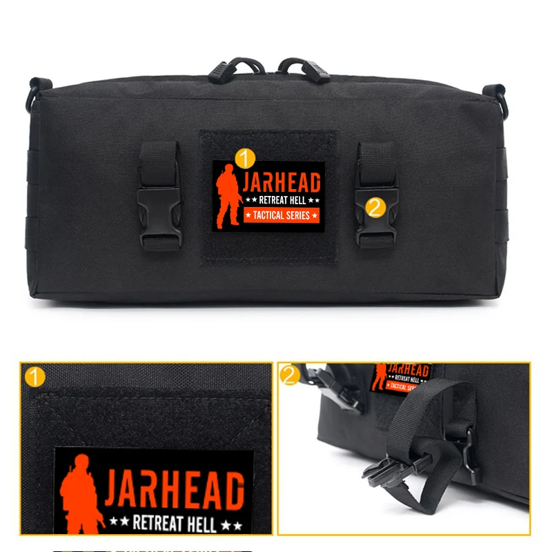 Bolsa táctica Molle para deportes al aire libre, bolsa multiusos de gran capacidad para incrementos, bolsa de viajes cortos para caza y Paintball - imagen 4