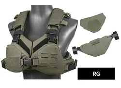 DMGear Chaleco táctico MOLLE ligero con protección cervical
