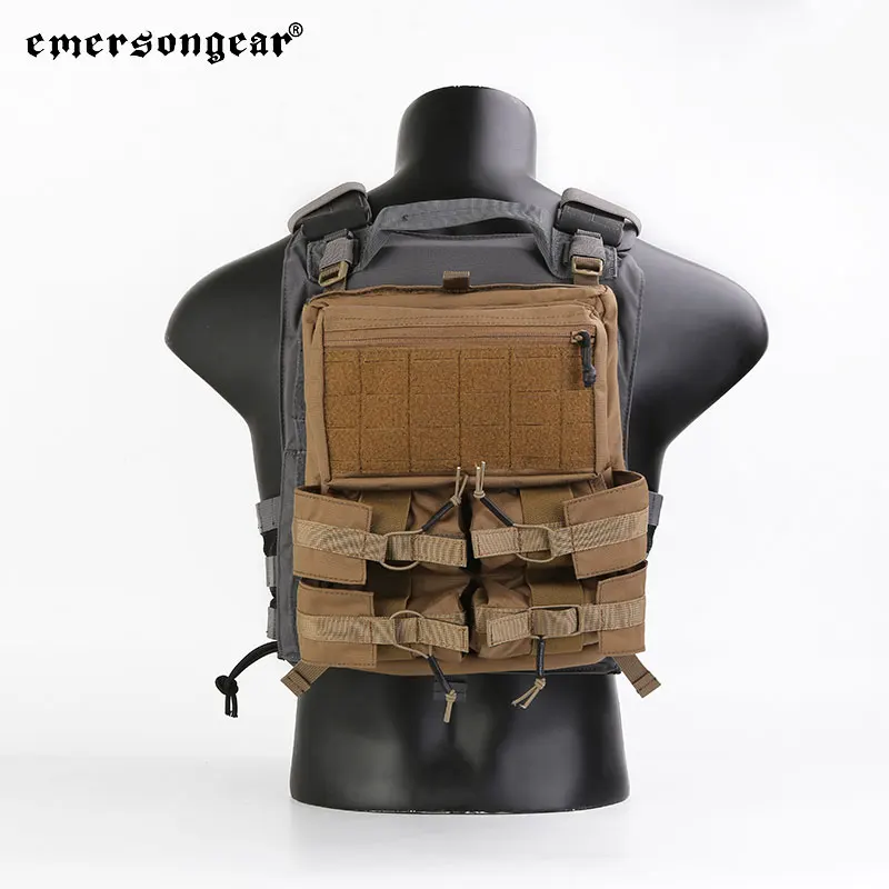 Emersongear-mochila táctica estilo LXB, Panel elástico, bolsa de caída para chaleco de caza 420, portador de placa, Airsoft, senderismo EM9535 - imagen 2