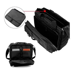 Bandolera táctica MOLLE nylon multifuncional para portátil y exterior