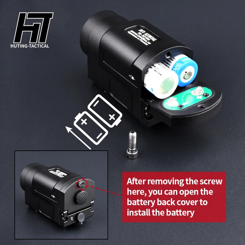 Zenitco táctico KLESCH-2P 2U K1 K1S LED estroboscópico arma linterna pistola luz para Rifle Airsoft pistola Glock 17 20mm carril caza - imagen 5