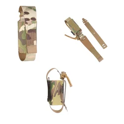 Bolsa miscelánea elástica cilíndrica multiusos, chaleco táctico, accesorios, modelo, bolsa de herramientas