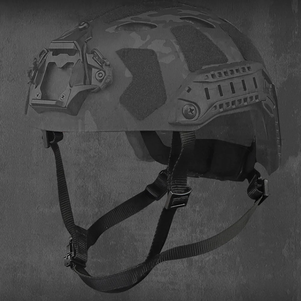 VULPO-sistema de suspensión interior para casco táctico, casco CS de caza y tiro, correa de bloqueo de cabeza ajustable, accesorios para casco rápido - imagen 5