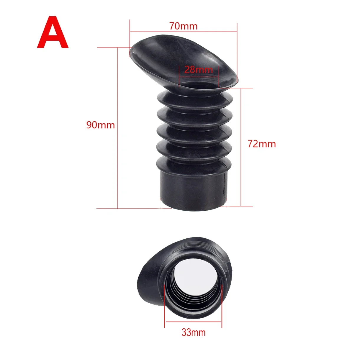 Protector Ocular para Rifle de caza táctica de goma, lente de retroceso, extensor de copa de ojo, ar15 ak47 - imagen 5