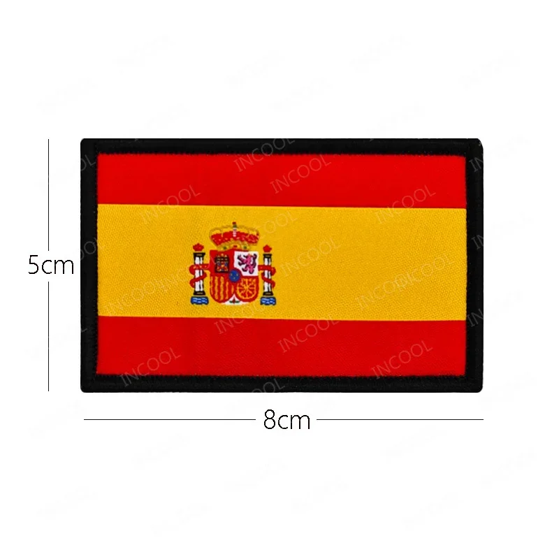 Parches de bandera bordados de Islas Canarias de España, apliques españoles de hombro de Islas Canarias para ropa, mochila, gorra - imagen 3