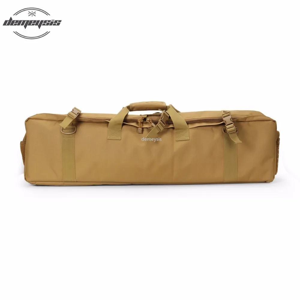 Mochila táctica para pistola, bolsas dobles para Rifle, Estuche de transporte de carabina doble para sierra M249 M4A1 M16 AR15 - imagen 4